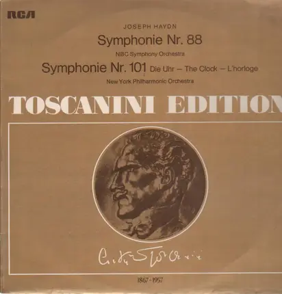 Toscanini, NBC Symphonie-Orchester - Haydn Symph Nr.88 & 101