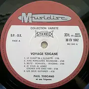 LP - Toscano Et Son Orchestre Tzigane - Voyage Tzigane