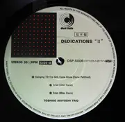LP - Toshiko Akiyoshi Trio - Dedications (II) - promo+OBI, insert