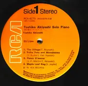LP - Toshiko Akiyoshi - Solo Piano - + OBI, INSERT