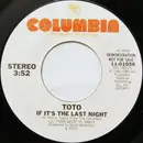 7inch Vinyl Single - Toto - If It's The Last Night