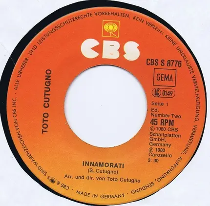 Toto Cutugno - Innamorati