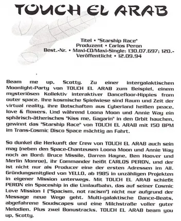 Touch El Arab - Starship Race