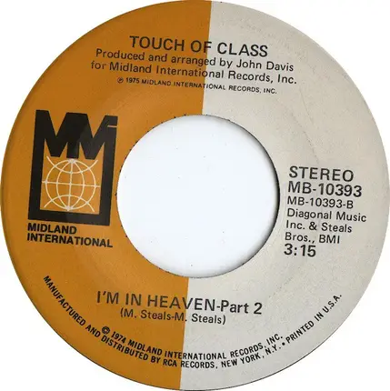 Touch Of Class - I'm in Heaven