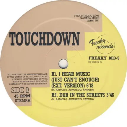 Touchdown - I Hear Music In The Street