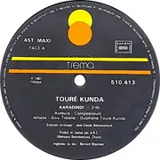 12inch Vinyl Single - Touré Kunda - Karadindi