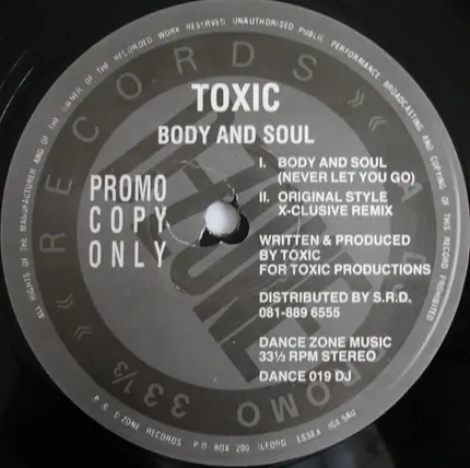Toxic - Body & Soul