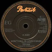 7'' - Toyah - Don't Fall In Love (I Said)