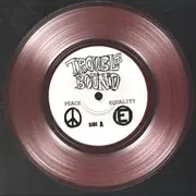 7inch Vinyl Single - Trouble Bound - Red, White, And Green - Red Translucent Vinyl + 'Newspaper'