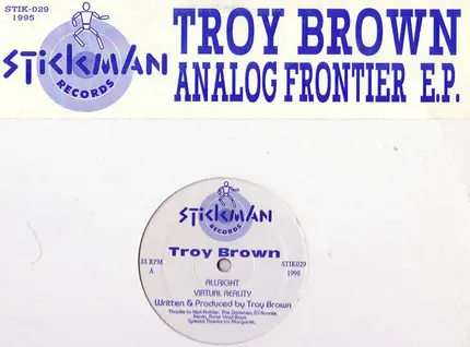 Troy Brown - Analog Frontier E.P.
