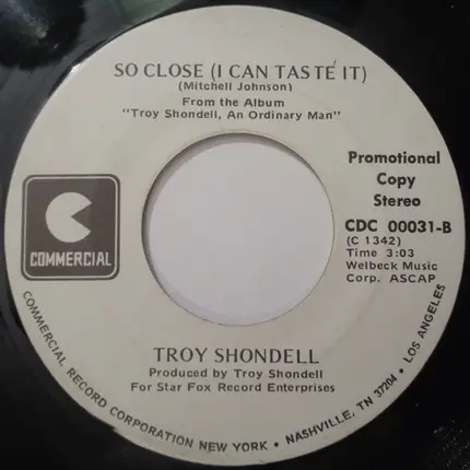 Troy Shondell - Like A Movie