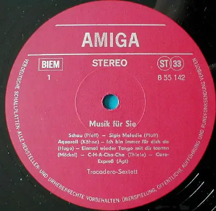 Trocadero-Sextett - Musik Für Sie