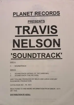 Travis Nelson - Soundtrack