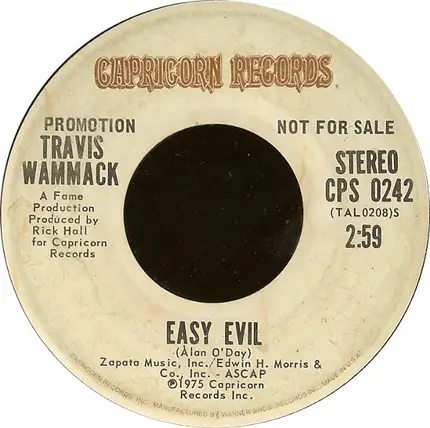 Travis Wammack - Easy Evil