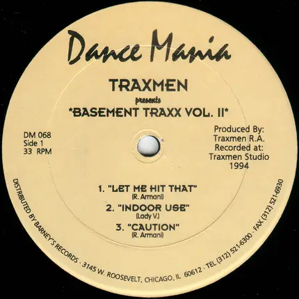 Traxmen - Basement Traxx Vol. II