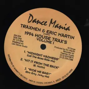 Traxmen - 1994 House Trax's Volume I