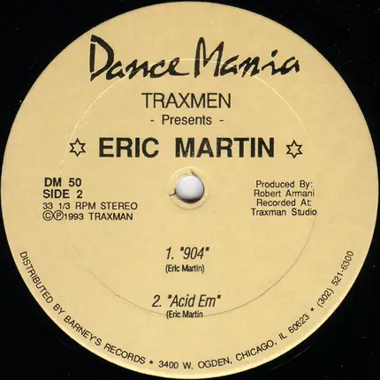 Traxmen Presents Eric Martin - Sump Pump