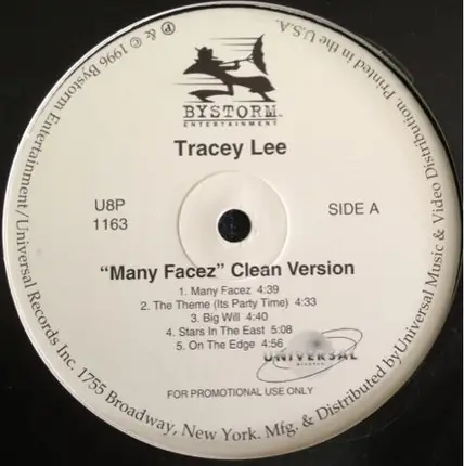 Tracey Lee - Many Facez (Clean Version)