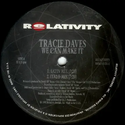 Tracie Daves - We Can Make It