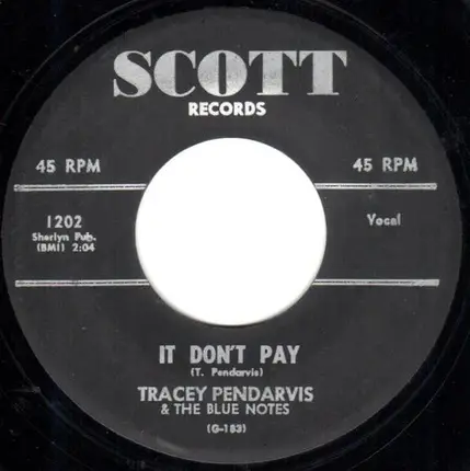 Tracy Pendarvis And The Blue Notes - It Don't Pay
