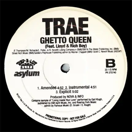 Trae - Ghetto Queen