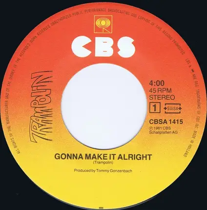 Trampolin - Gonna Make It Alright