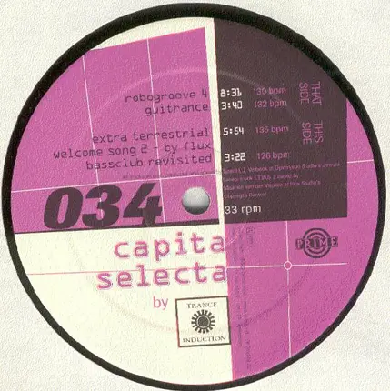 Trance Induction - Capita Selecta