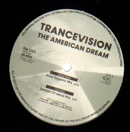 Trancevision - The American Dream