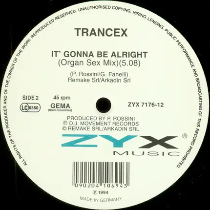 Trancex - It's Gonna Be Alright