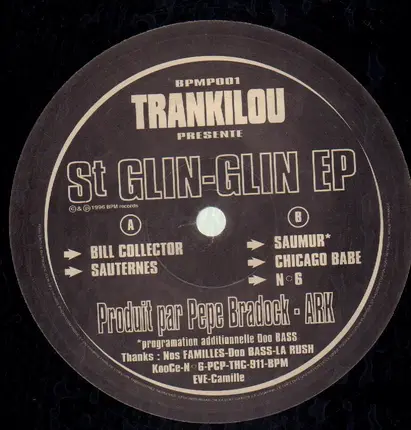Trankilou - St Glin-Glin EP