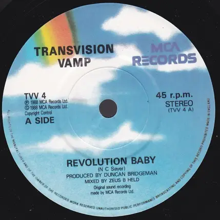 Transvision Vamp - Revolution Baby