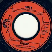 7inch Vinyl Single - Trans-X - 3-D Dance (Remix)