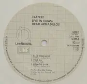 LP - Trapeze - Live In Texas - Dead Armadillos - White Vinyl
