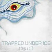 trapped under ice