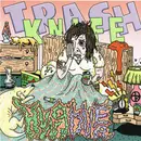 7inch Vinyl Single - Trash Knife - Hung Over - Flexi-disc, Green