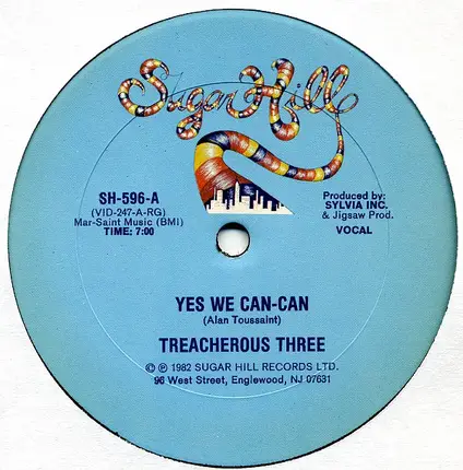 Treacherous Three - Yes We Can-Can
