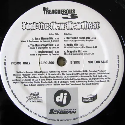 Treacherous 3, Treacherous Three - Feel The New Heartbeat
