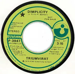Triumvirat - Dimplicity