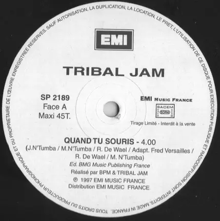 Tribal Jam - Quand Tu Souris