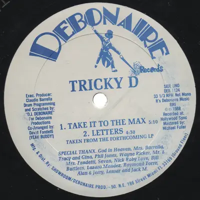 Tricky D - Take It To The Max