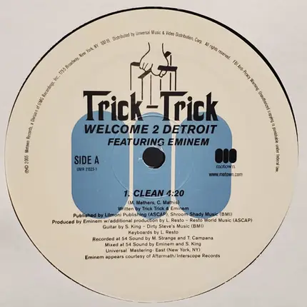 Trick Trick feat. Eminem - Welcome 2 Detroit