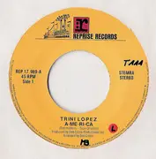7inch Vinyl Single - Trini Lopez - A-Me-Ri-Ca / Lemon Tree