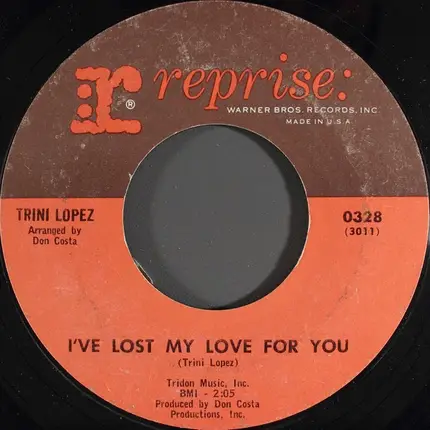 Trini Lopez - Sad Tomorrows