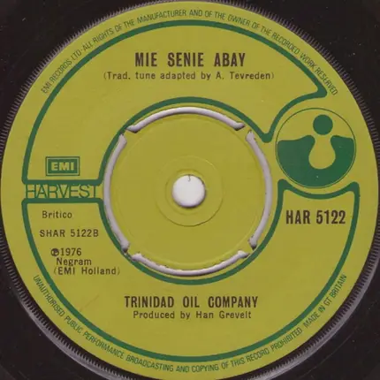 Trinidad Oil Company - The Calendar Song (January, February, March, April, May)