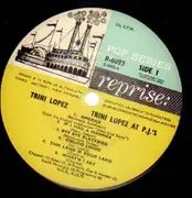 LP - Trini Lopez - Trini Lopez At PJ's - two-colored labels