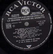 LP - Trio Musette De Paris - La Grande Parade Du Musette