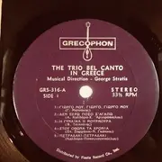 LP - Trio Bel Canto - The Trio Bel Canto In Greece