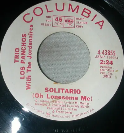 Trio Los Panchos With The Jordanaires - Celoso (Jealous)