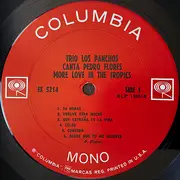 LP - Trio Los Panchos - Canta Pedro Flores = More Love In The Tropics - Mono