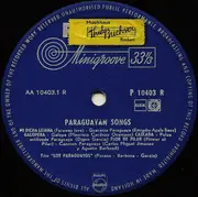 10'' - Trio Los Paraguayos - Paraguayan Songs